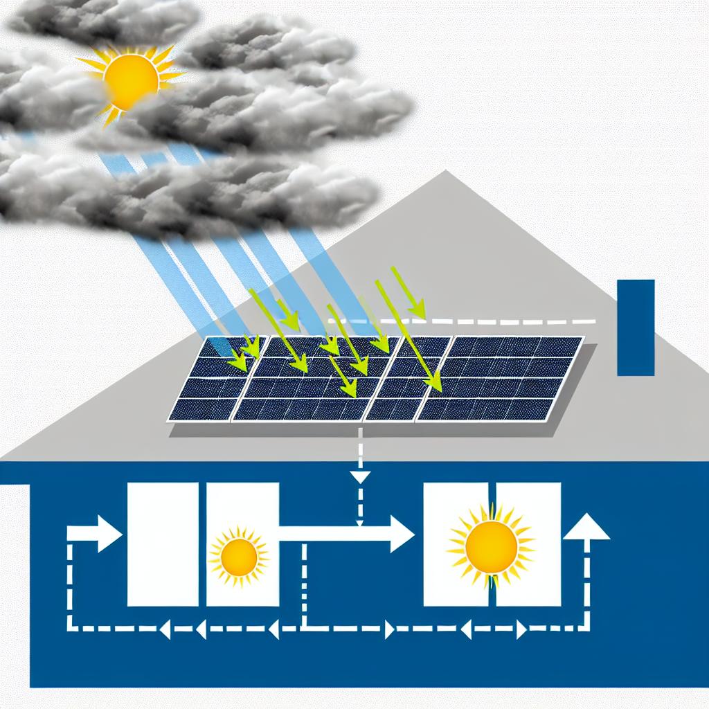Hur fungerar solenergi på molniga dagar?
