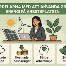 Fördelarna med att använda grön energi på arbetsplatsen
