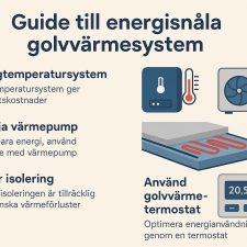 Guide till energisnåla golvvärmesystem