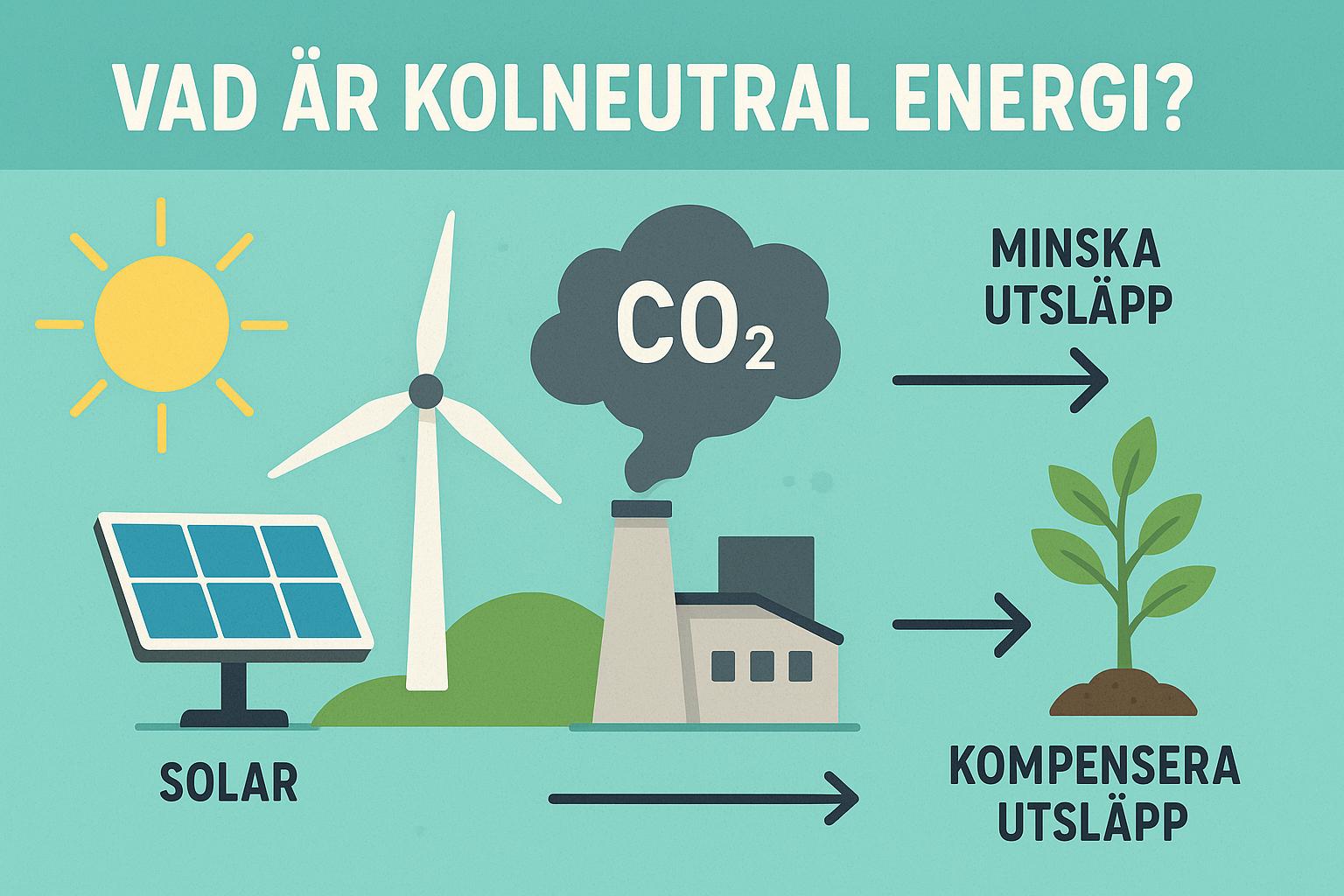Vad är kolneutral energi och hur uppnår vi det?