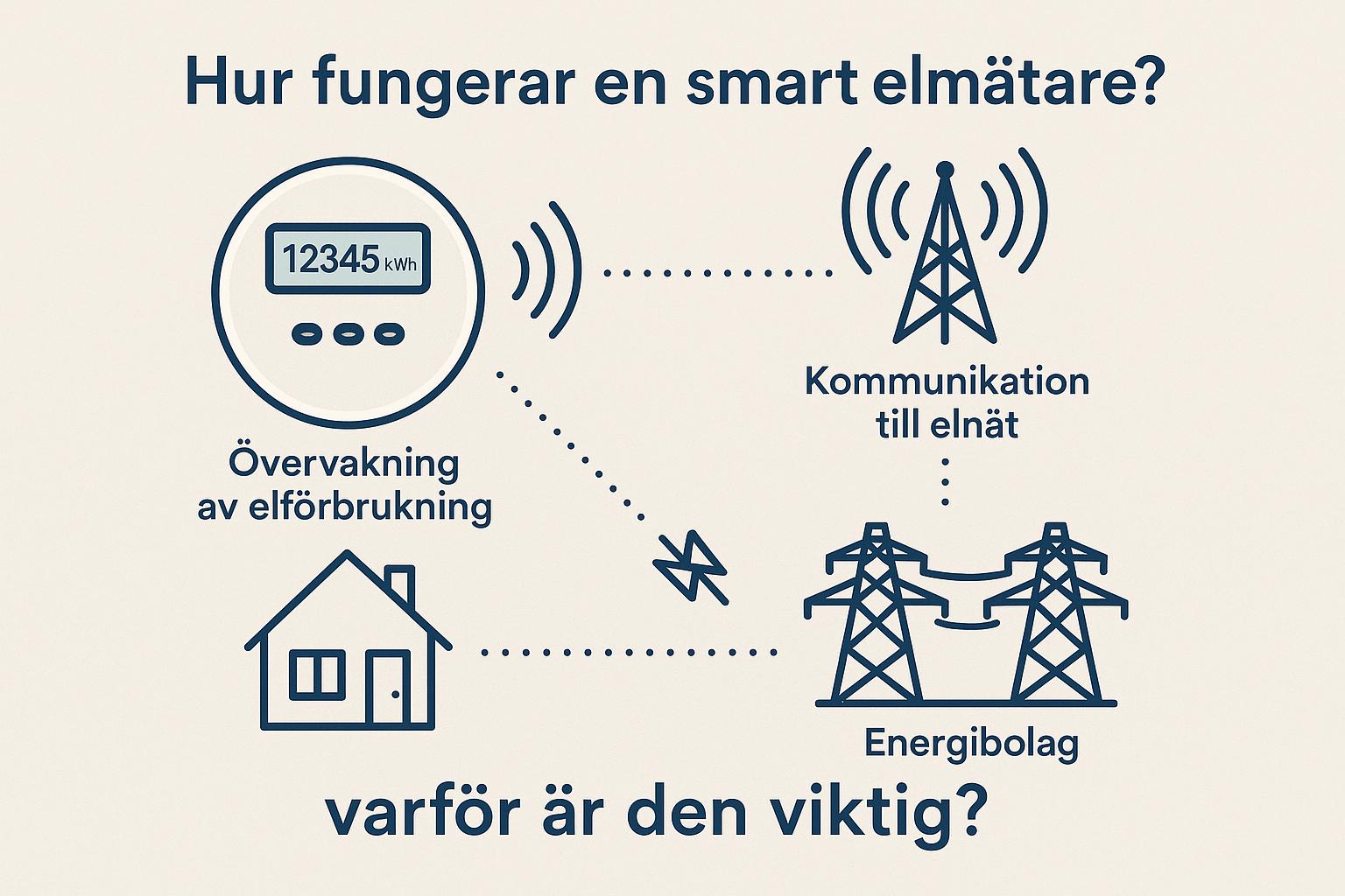 Hur fungerar en smart elmätare och varför är den viktig?