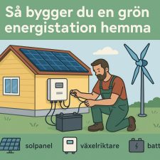 Så bygger du en grön energistation hemma