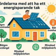 Fördelarna med att ha ett energisparande tak