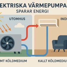 Vad är elektriska värmepumpar och hur sparar de energi?