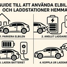 Guide till att använda elbilar och laddstationer hemma