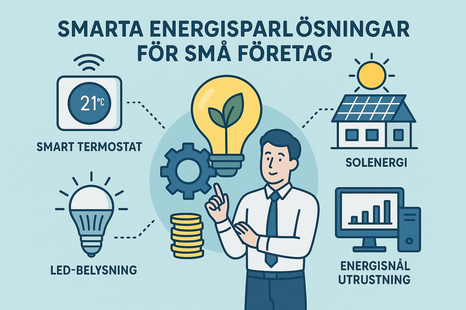 Smarta energisparlösningar för små företag