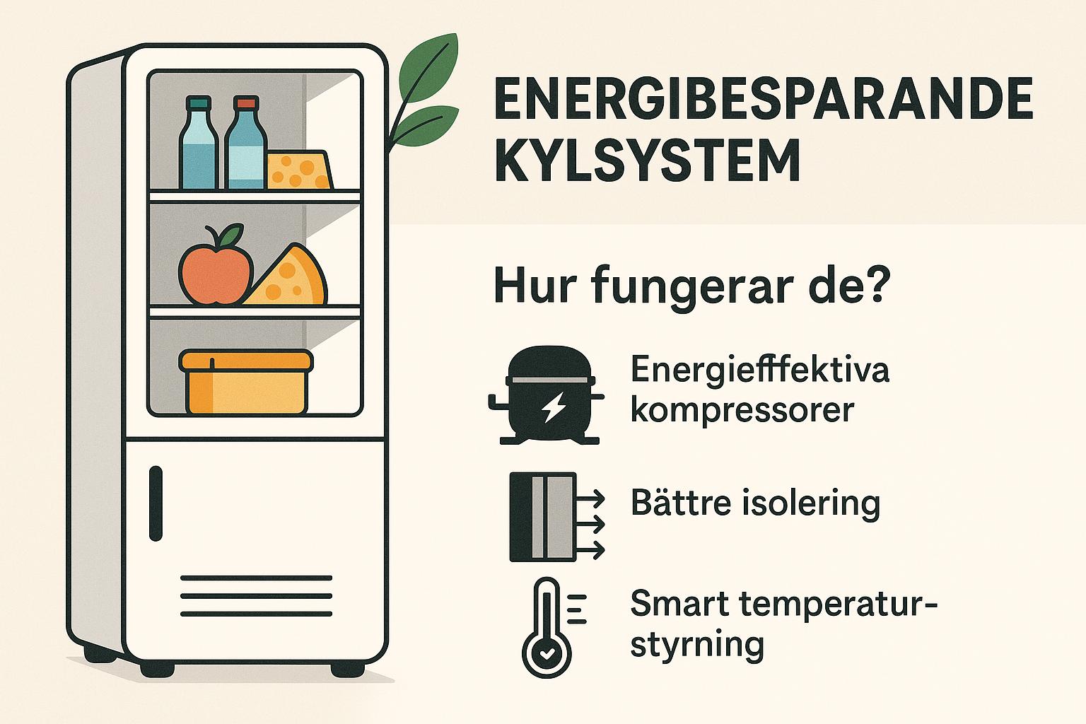 Vad är energibesparande kylsystem och hur fungerar de?