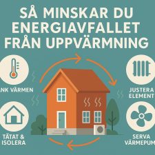 Så minskar du energiavfallet från uppvärmning