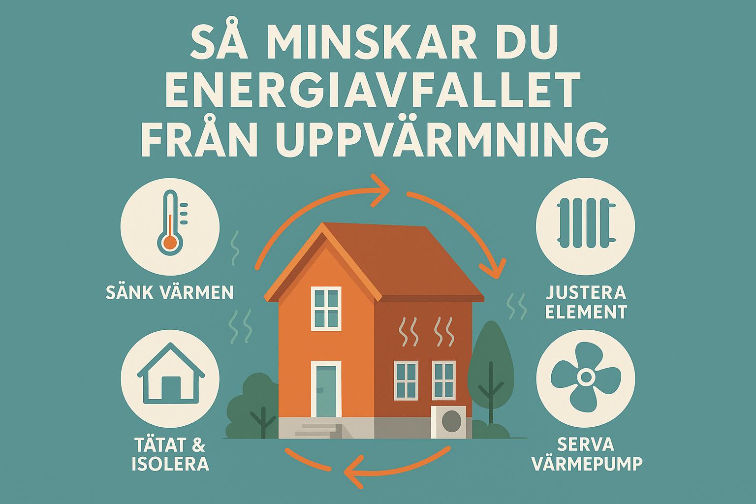 Så minskar du energiavfallet från uppvärmning