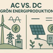 Vad är skillnaden mellan AC och DC i grön energiproduktion?