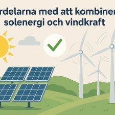 Fördelarna med att kombinera solenergi och vindkraft
