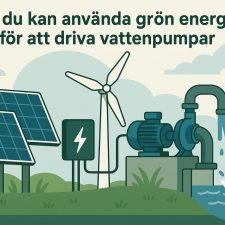 Hur du kan använda grön energi för att driva vattenpumpar