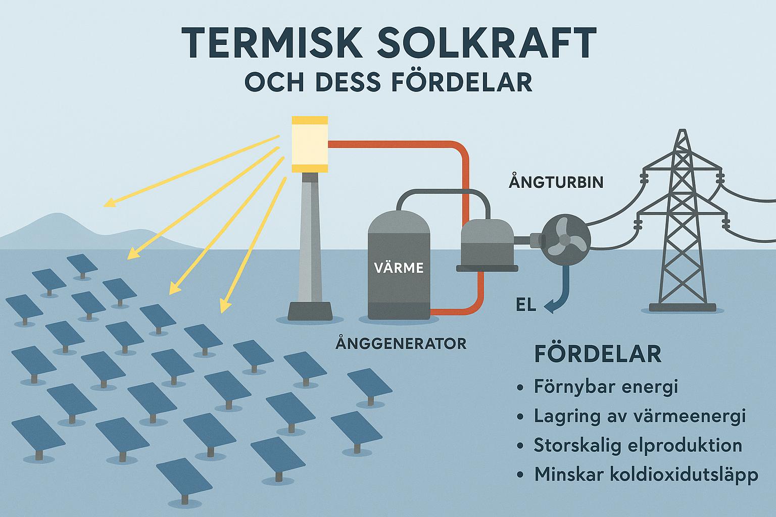 Vad är termisk solkraft och dess fördelar?