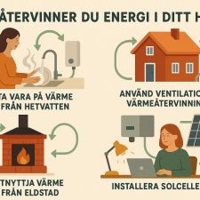 Så återvinner du energi i ditt hem